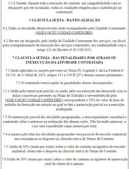 EDITAL DE CREDENCIAMENTO SME Nº 04, DE 25 DE SETEMBRO DE 2023. SME