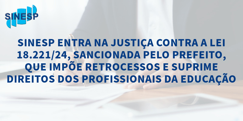 SINESP entra na Justiça contra a PMSP